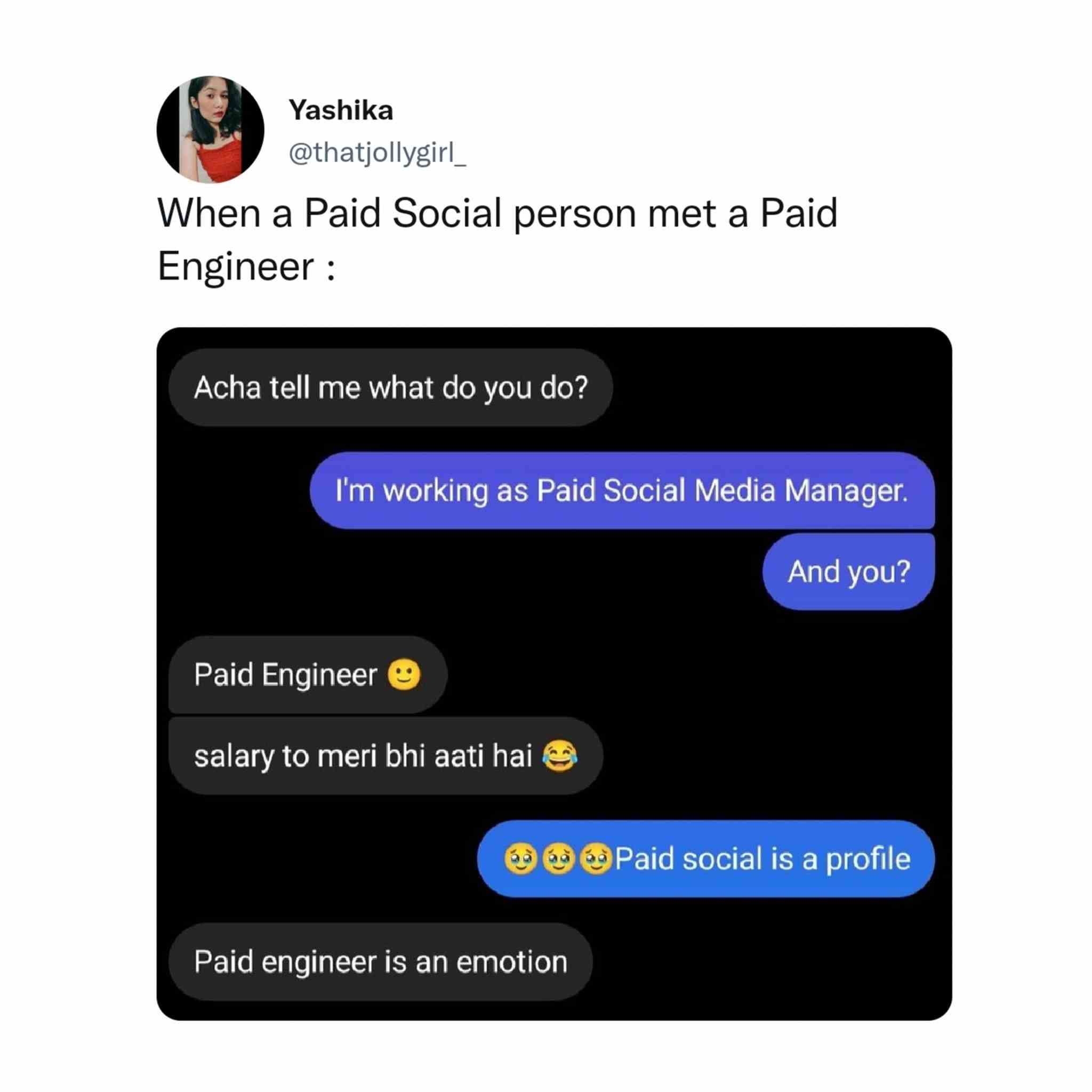 When a paid Social person met a Paid Engineer