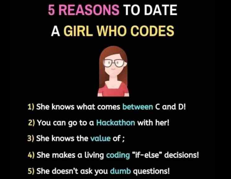 5 Reasons to date a girl who codes