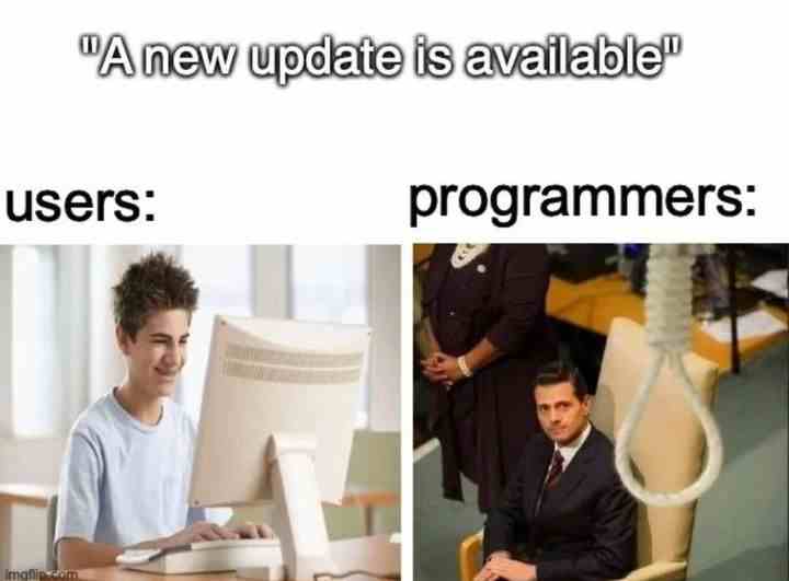 A new update is available users & Programmers