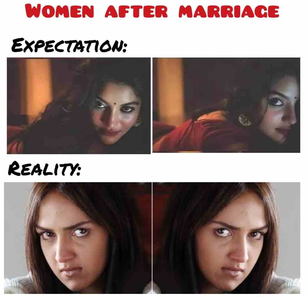 After Marriage Expectation & Reality