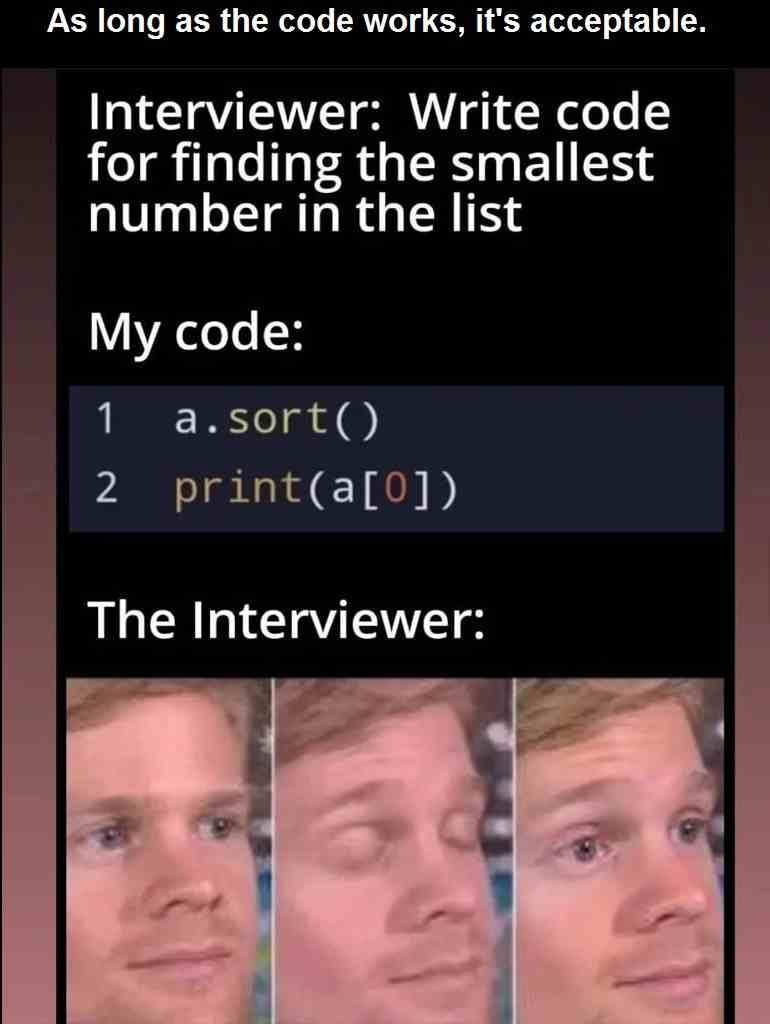 As long as the code works, it's acceptable