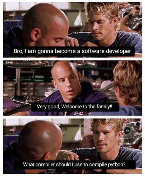 Bro, I am gonna become a software developer