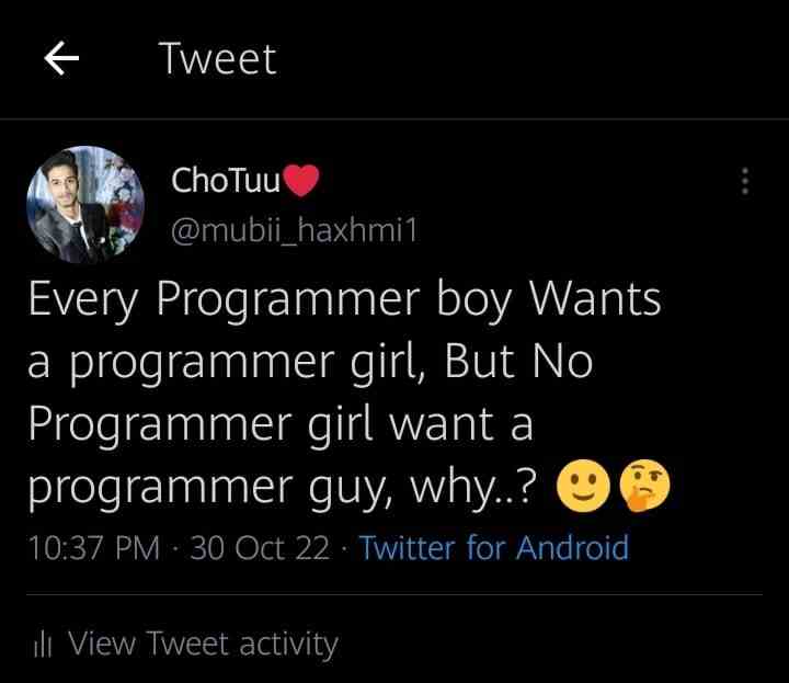 Every programmer boy wants a programmer..