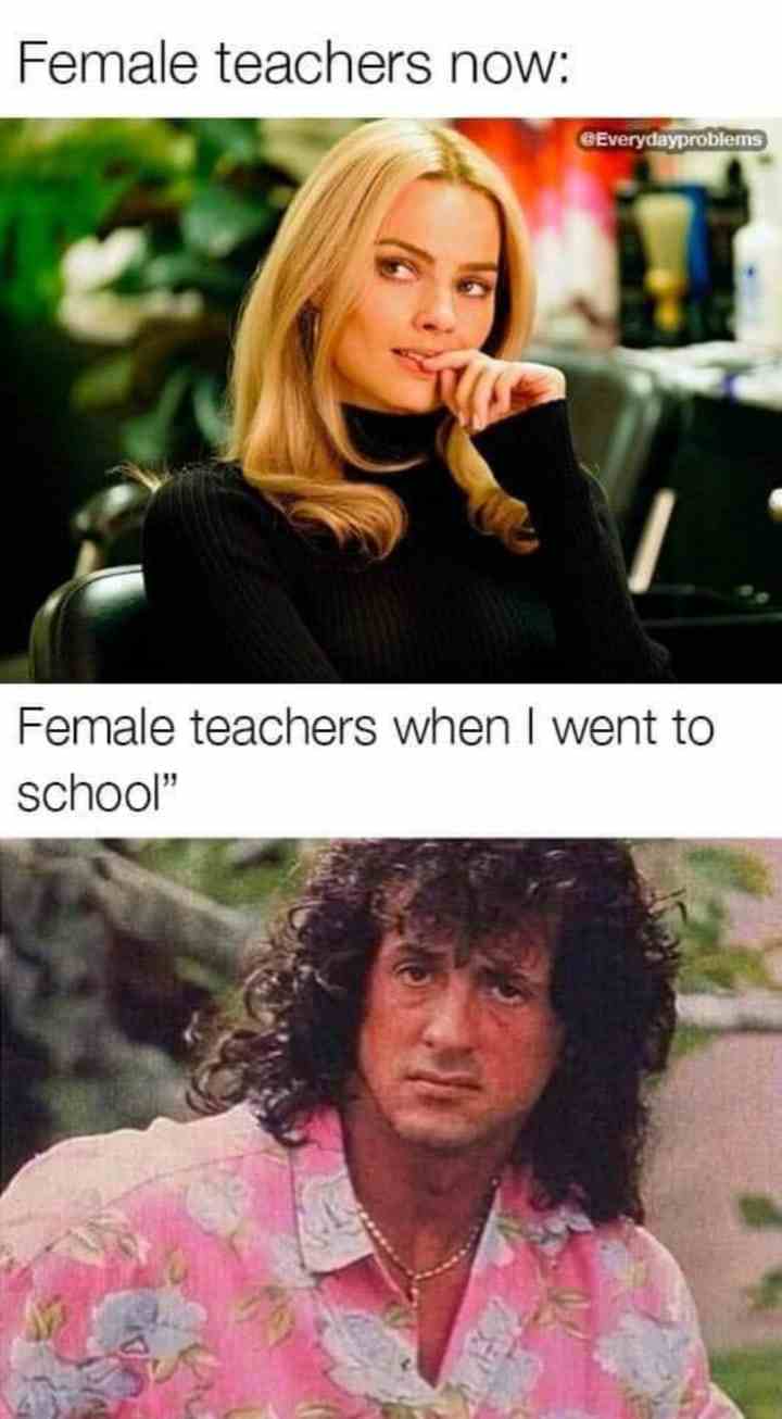 Female teachers when i went to school