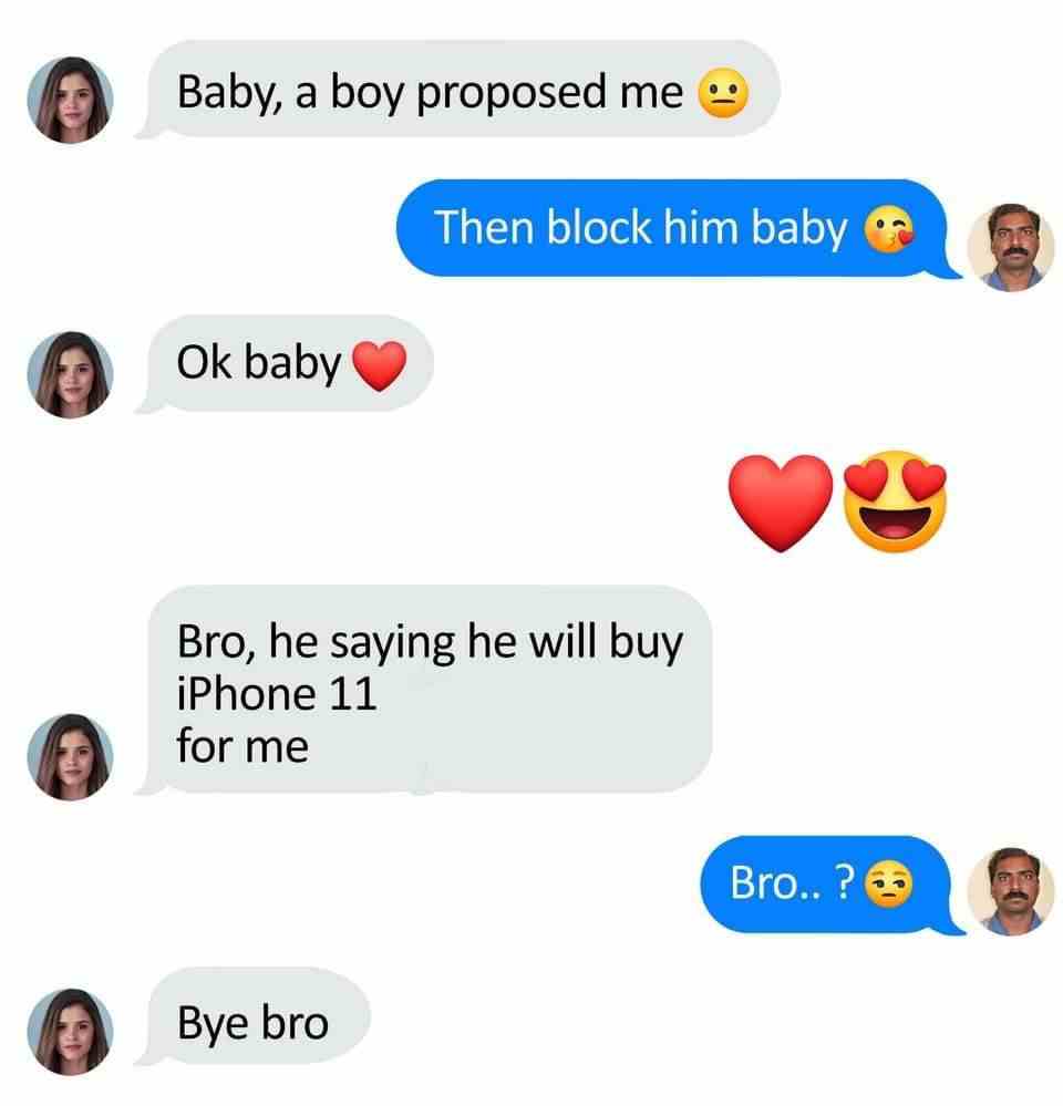 He saying he will buy iPhone 11 for me