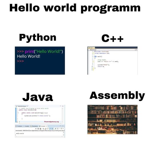 Hello world programm