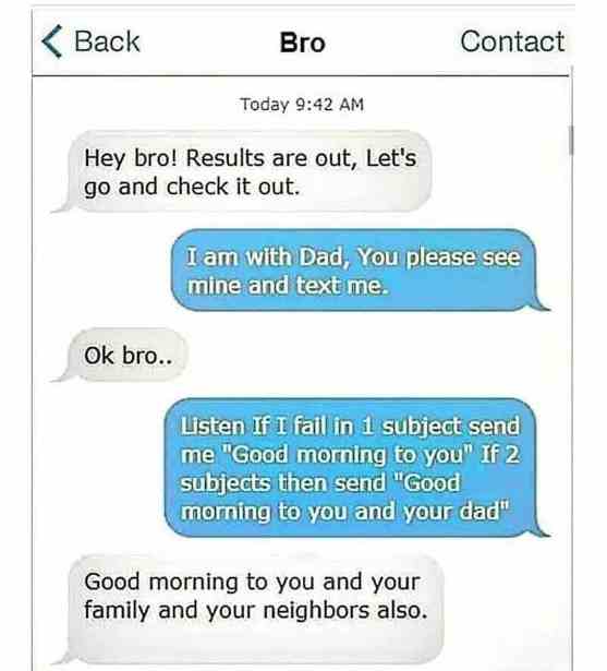 Hey bro! Results are out, Let's go and check it out