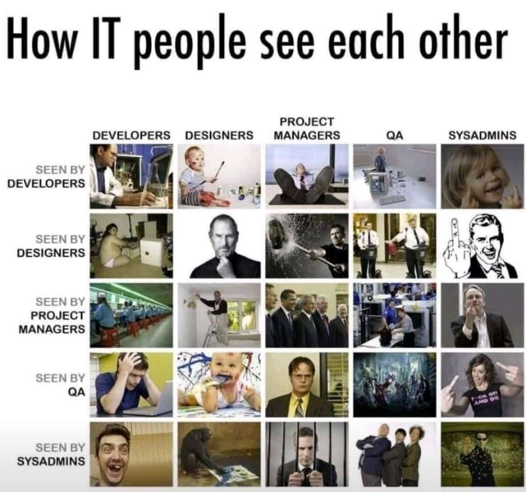 How IT people see each other