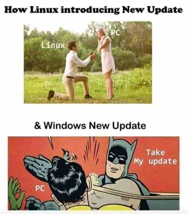 How Linux introducing New Update & Windows New Update