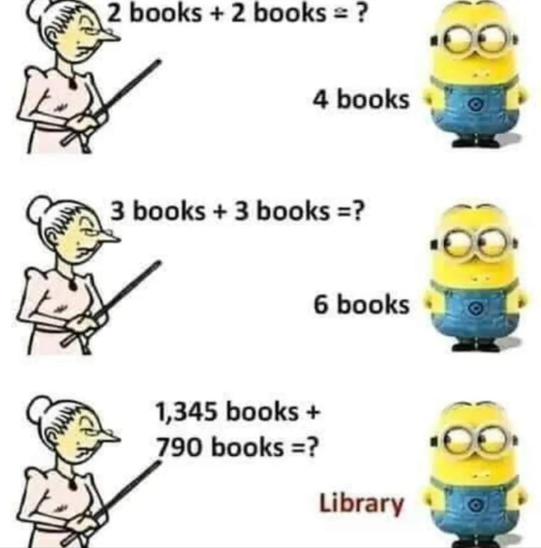 How many books is required to make a library?