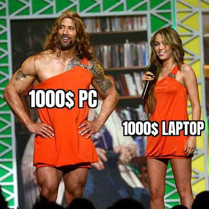 How many people prefer the PC or laptop 