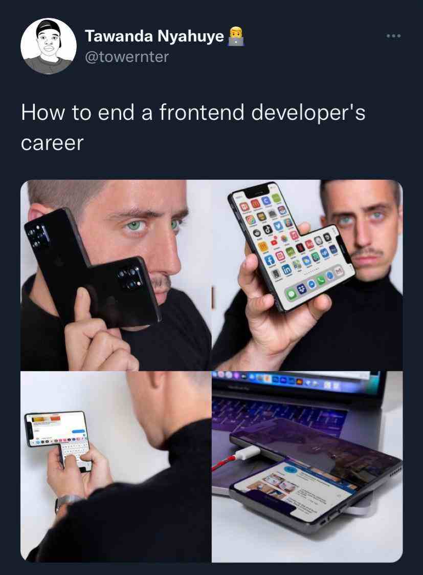 How to end a frontend developer's career