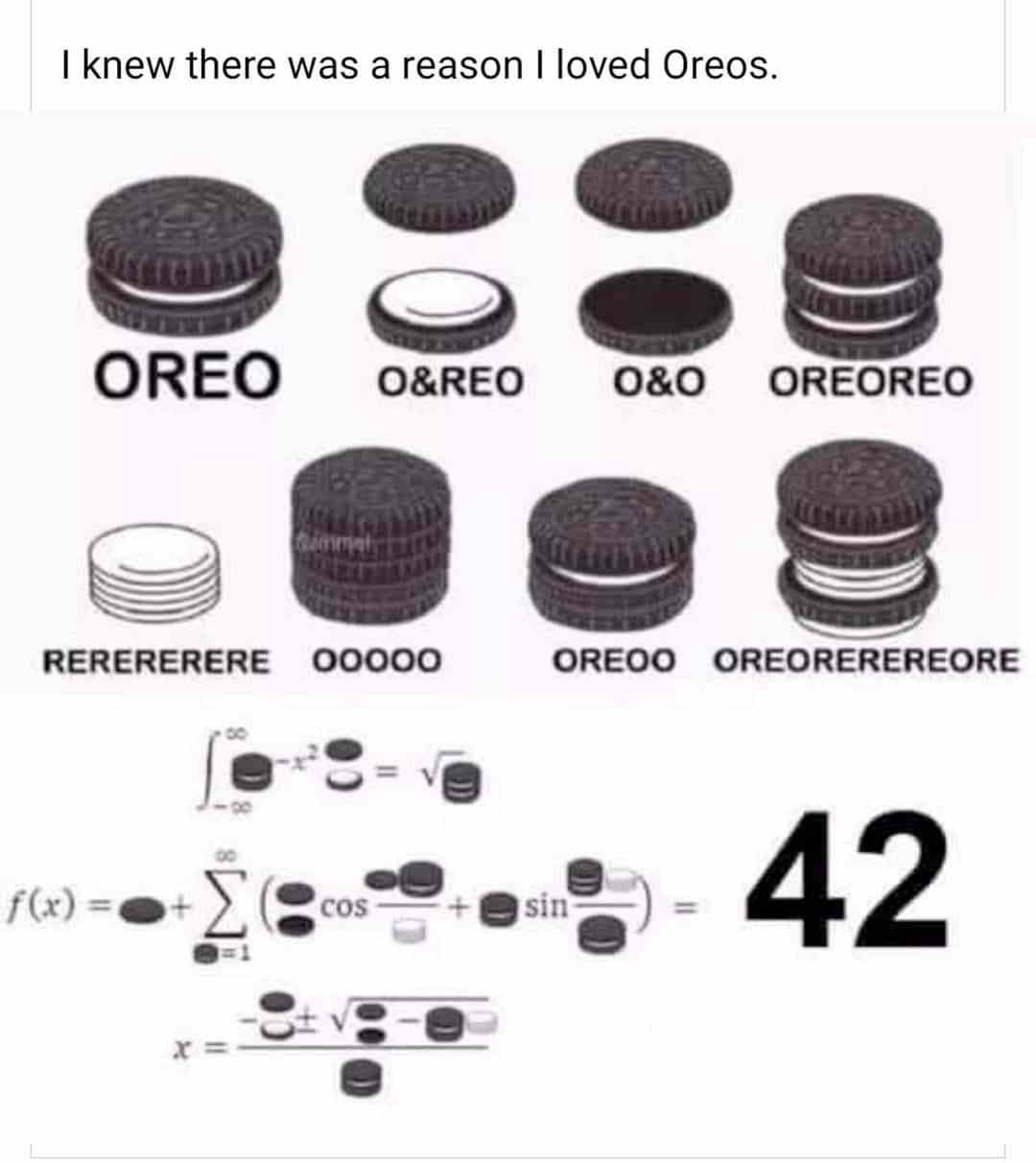 I knew there was a reason i loved Oreos