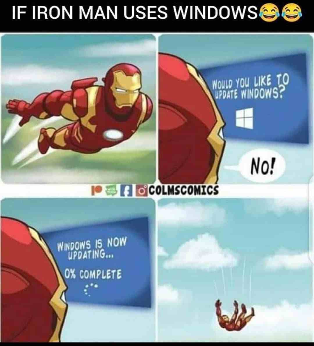 If iron man uses Windows