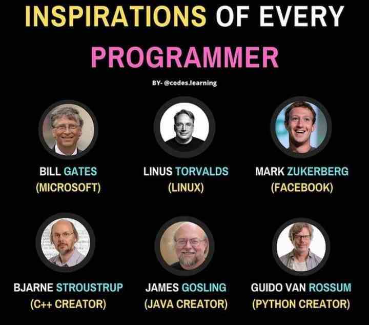 Inspirations of every programmer