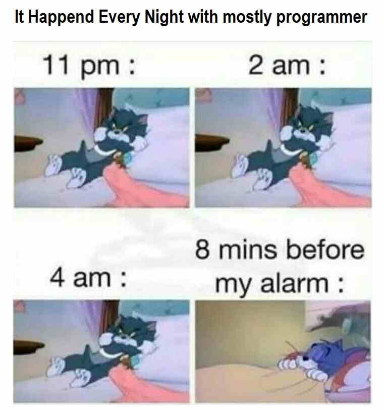 It Happened Every Night with mostly programmer
