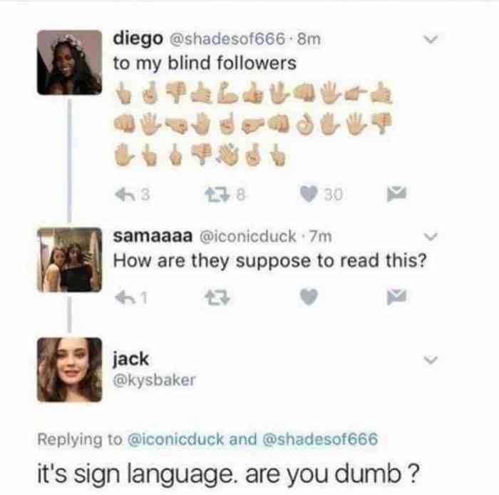 Its Sign Language Are You Dumb Aprogrammerlife