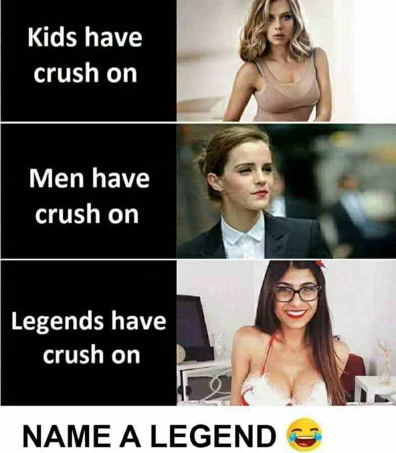 Legends have crush on