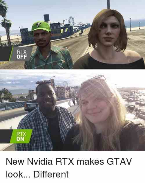New Nvidia RTX makes GTAV look...Different