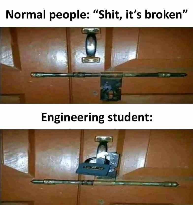Normal people vs Engineering student