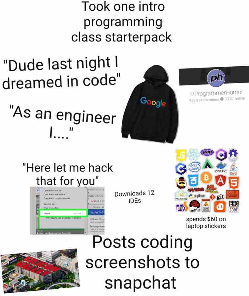 Programmer starter pack