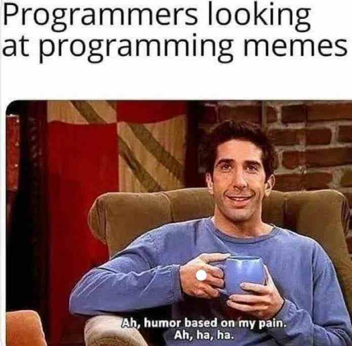 Programmers looking at programming memes