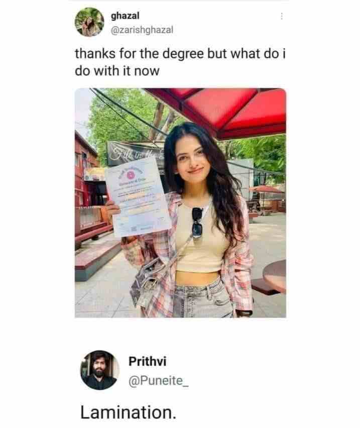 Thanks for the degree but what do i 