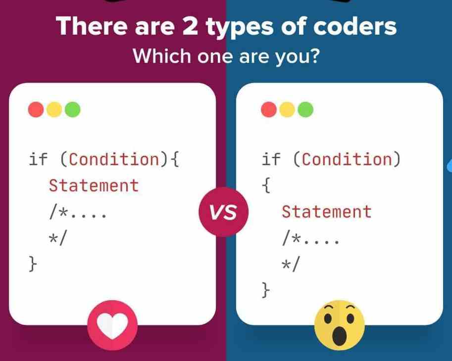 There are 2 types of coders