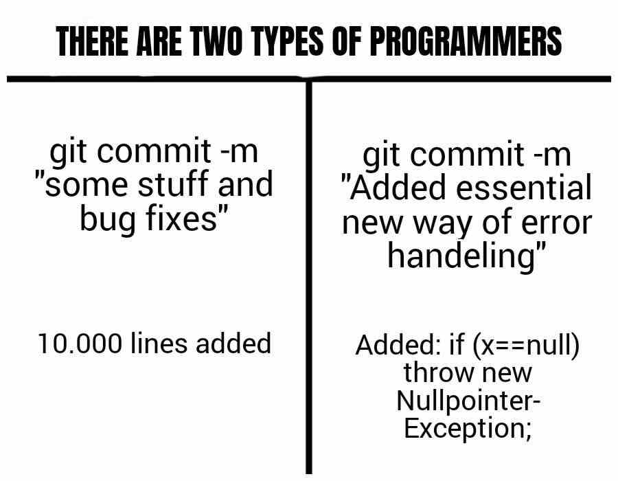 There are two types of Programmers