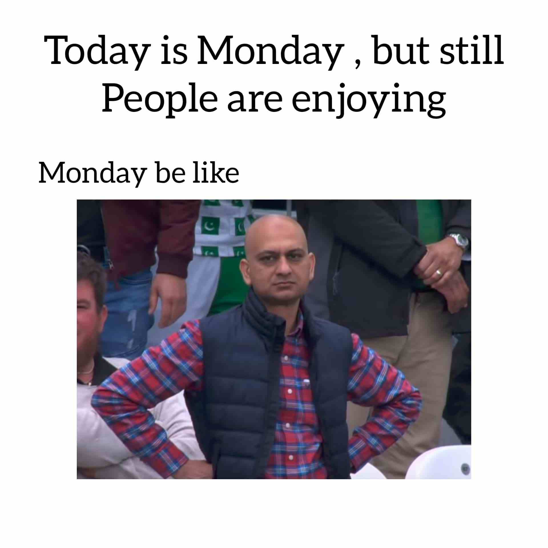 Today is Monday, but still people are enjoying