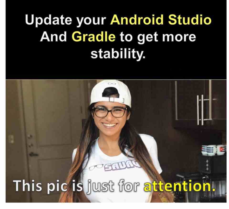 update your android studio and grade to get more stability