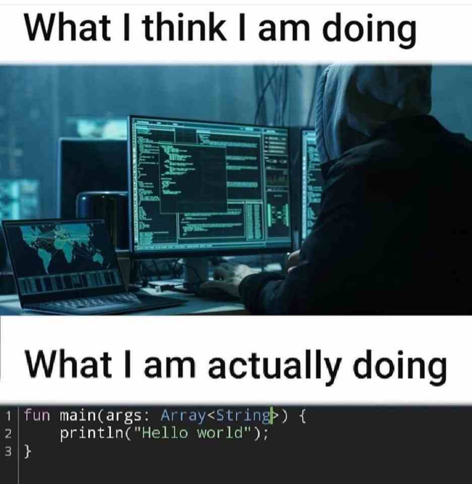 What i think i am doing vs What i am actually doing