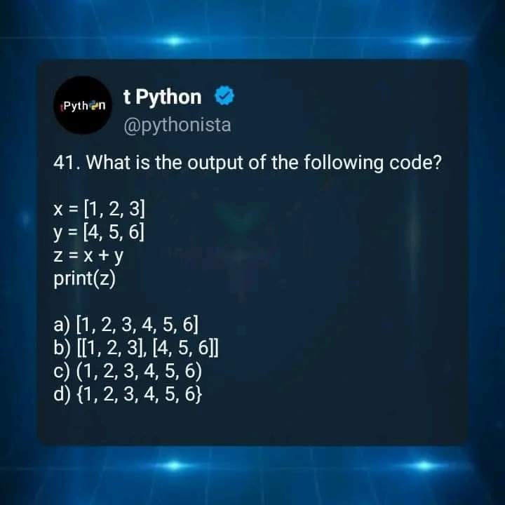 What is the output of the following code?