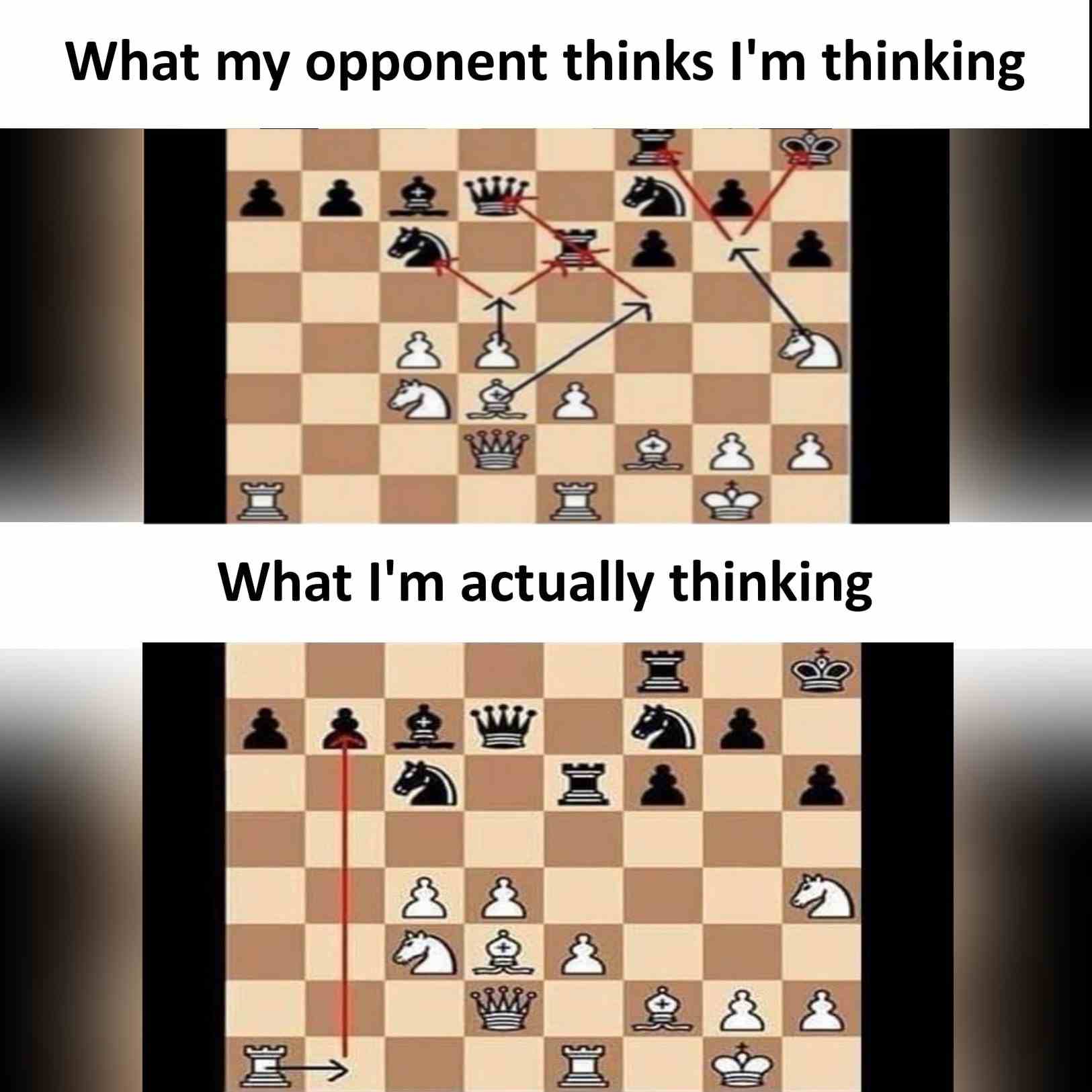 What my opponent thinks I'm thinking