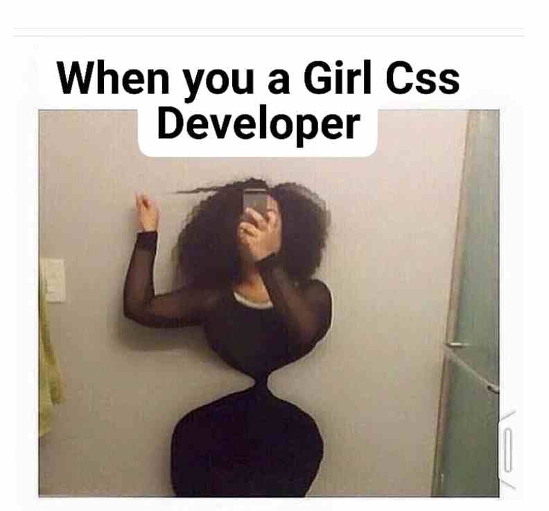 When you a Girl Css Developer
