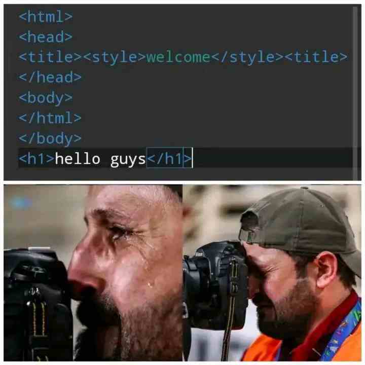 when your friend who has been learning HTML