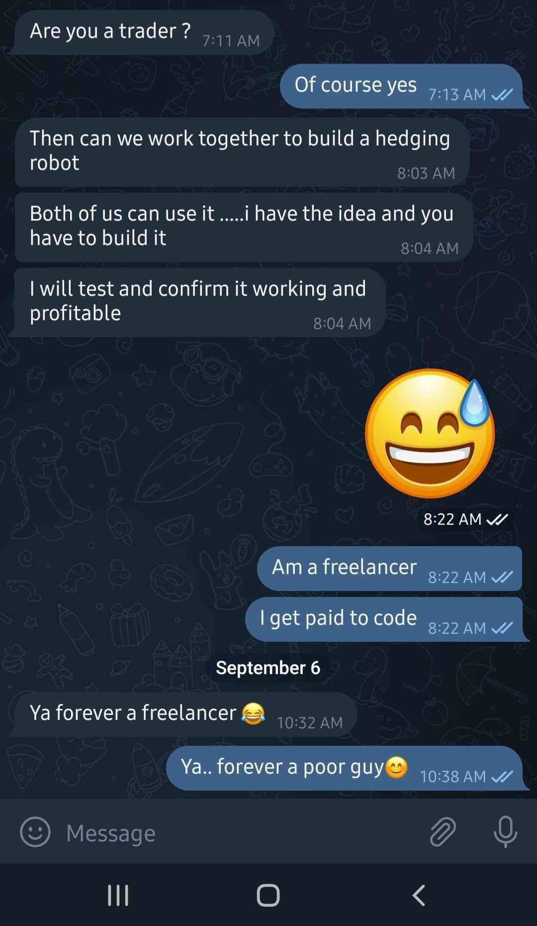 Ya forever a freelancer