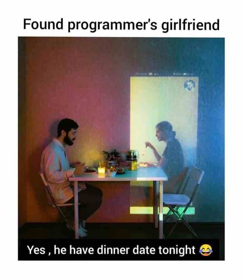 Yes Found Programmer's girlfriend