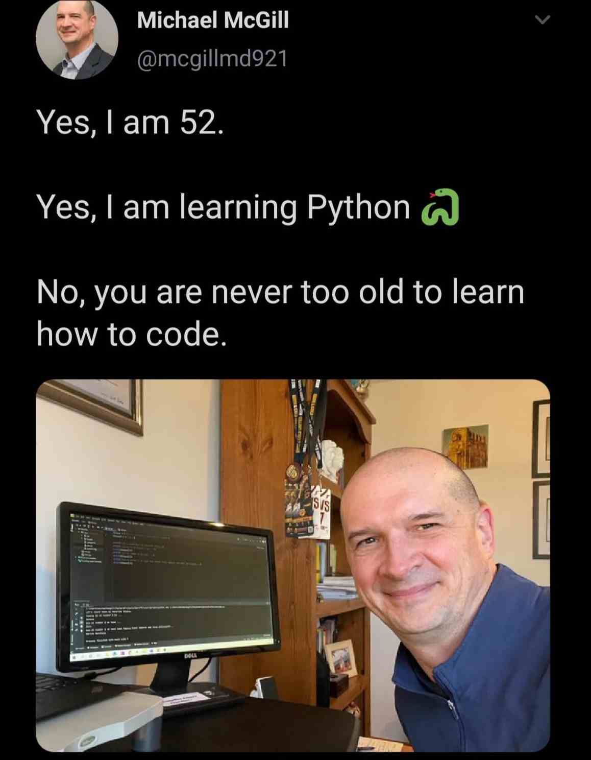 Yes, I am learning Python 